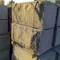 Bloc de mur de soutènement en granit extérieur de conception moderne 40x40 G603, nouveau style de pierre extérieure avec finition de surface fendue