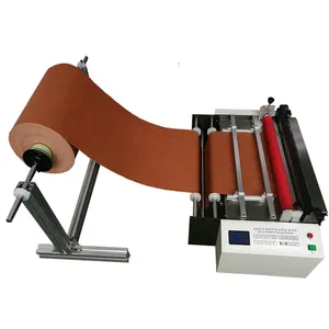 Máquina cortadora de láminas de papel no tejido eva, máquina cortadora de alta velocidad con rosca de rosca para prendas de vestir tejidas