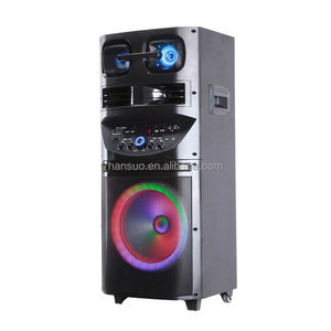 High Sound Quality <strong>Portable</strong> Woofer Wooden Wireless Charging Karaoke <strong>Speaker</strong>