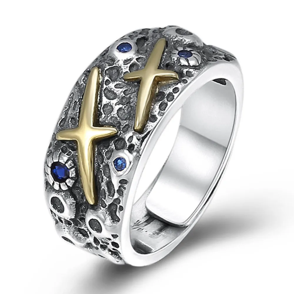 mens rings cross