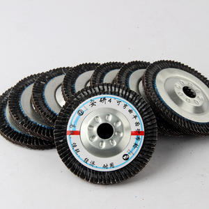 Disque de polissage en tissu abrasif plat pour meuleuse d'angle à 100 degrés, 72 pages, avec revêtement en fer calciné, pour ponçage à lamelles - Product Image 5