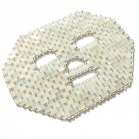 Masseur facial en jade Xiuyan véritable, outil de massage portable en pierre pour le soin lymphatique du visage et la relaxation