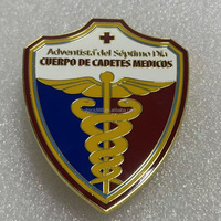 Badges personnalisables en émail souple et dur pour la conférence du club Pathfinder, le camp de l'aventure Adventist et le Camporee