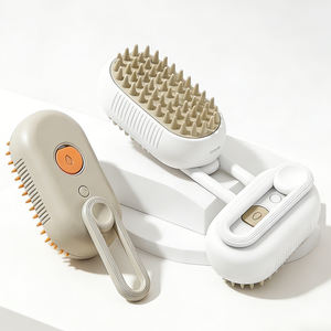 Cepillo de Aseo Plegable 3 en 1 para Mascotas, con Vapor Eléctrico y Pulverizador, Removedor de Pelo de Perro, Herramienta de Masaje para Desenredar y Eliminar el Pelo Suelto, Ecológico - Product Image 1