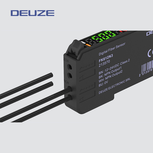 DEUZE FK61P3-E4 Capteur amplificateur à fibre optique à détection haute vitesse IP65 Série FK61 Sortie NPN/PNP à collecteur ouvert Certifié CE - Product Image 2