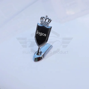 Alta Qualidade Decoração Exterior Modificado Metal <span class=keywords><strong>Auto</strong></span> 3D Permanente Emblema Adesivo Frente Capô Bonnet Sticker Car Hood logo para Audi - Product Image 4