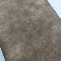 Tissu en cuir PU imperméable sans PFAS avec doublure TC, simili cuir noir pour vestes et vêtements, personnalisable