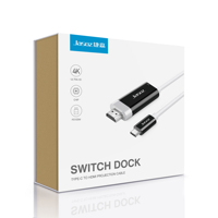 USB C vers pour câble HDMI 4K/30Hz Compatible Thunderbolt 3/4 USB4 USB C pour adaptateur HDMI pour HDTV ordinateur moniteur combinaison Shi