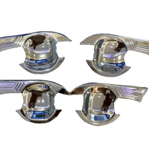 Accesorios de Estilo para Automóviles, Cubiertas Protectoras para Manijas de Puerta de Coche, ABS Cromado - Product Image 1