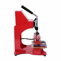 Presse à chaud numérique électrique manuelle 10 stations pour sublimation, impression de stylos, transfert de logos et d'images