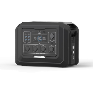 Station d'alimentation portable 2000W, batterie LiFePO4 1024Wh, générateur solaire portable d'urgence pour l'extérieur, contrôle à distance par application - Product Image 3