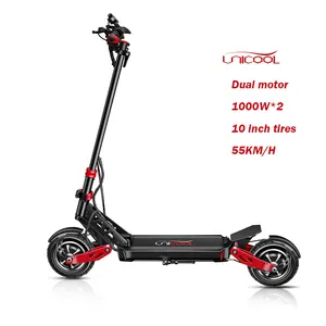 Unicool Adult Vdm 10 60km/h Off Road Electro Scooter Foldable E Roller Mobility E-scooter Electric Scooter 2000w With Seat