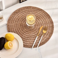 Tapis de table de style nordique, écologique, durable, anti-calcaire, antidérapant, isolant thermique, pour la maison et la cuisine, résistant