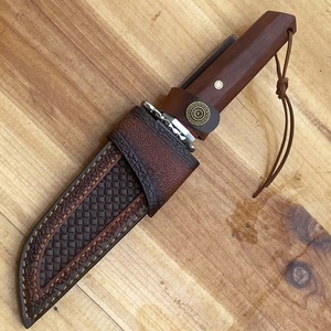 มีดพกยุทธวิธี YAGI ใบมีดสแตนเลสคุณภาพสูง พร้อมปลอกไม้ OEM แบบปรับแต่งได้ สำหรับใช้งานกลางแจ้งหรือ DIY EDC - Product Image 5