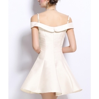 Nouvelle Robe de Soirée Écologique d'Été à Bretelles et Col Rond avec Fermetures Éclair pour Vêtements Féminins en Gros