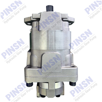Pompa idraulica a ingranaggi 705-52-31070 per escavatore PC750-6/7 PC800-6/7 SAR80 + 8 parti di macchine per la costruzione di pompe a sezione