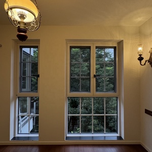 CBMMART White Thermal Break Aluminum Casement <strong>Window</strong> Double Glazed Glass Energy Efficient - Product Image 1