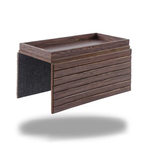 Plateau de canapé en bambou personnalisé - Conception à clipser, pliable et durable pour une utilisation en salle de bain et le rangement de la vaisselle - Product Image 1