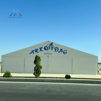 Tente extérieure de luxe de haute qualité 20x30m avec structure en aluminium blanc, imperméable et ignifuge, pour mariages, fêtes, événements et cérémonies