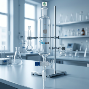 Entonnoir en verre gradué cylindrique de 100 ml avec robinet pour la chimie de laboratoire Conforme aux normes ISO 4800 DIN 3585 - Product Image 3