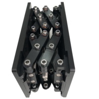 Conector de laboratorio Vertical Manual OEM personalizable al por mayor, etapas de posicionamiento, tamaño de plataforma, 220x140mm, rango de viaje de 120mm