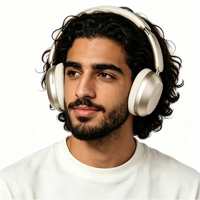 Audífonos de Diseño Exquisito con Acabado Metálico, Cinco Efectos de Sonido Ajustables y Reducción Activa de Ruido