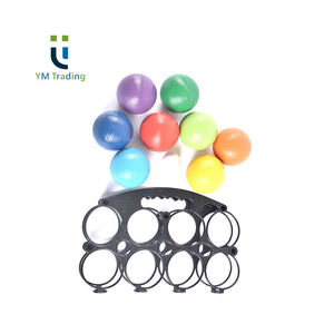 Multi-colore 7 cm <span class=keywords><strong>Bocce</strong></span> Set di <span class=keywords><strong>plastica</strong></span> giocattolo sportivo spiaggia/prato gioco <span class=keywords><strong>Bocce</strong></span> con custodia per bambini e adulti - Product Image 2