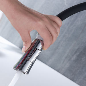 Keran tanda air selang fleksibel kualitas tinggi tarik keluar kerah panjang CUpc keran wastafel dapur Nsf - Product Image 4