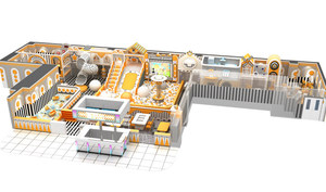 Trẻ em thương mại chơi khu vực trong nhà trẻ em của công viên trẻ em Slide mềm thiết bị sân chơi tùy chỉnh slide softplay Nhà cung cấp Trung Quốc - Product Image 6