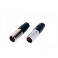 2 pin3pin 4pin 5pin 6pin Mini canon xlr micro microphone sans fil prise de courant