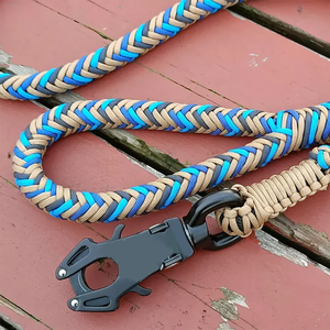 Laisse tissée à la main en macramé Laisse tissée à la main pour animaux de compagnie - Product Image 6