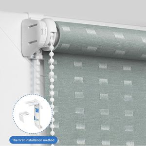 11 pièces support de <span class=keywords><strong>tringle</strong></span> à rideau en métal auto-adhésif durable Installation facile <span class=keywords><strong>sans</strong></span> perçage comprend des crochets de tige - Product Image 4