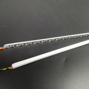 Ultrafino DRL 30 45 60cm Luz de circulación diurna Flexible Tubo suave Guía Coche Tira de LED Blanco Rojo Señal de giro <span class=keywords><strong>Amarillo</strong></span> Impermeable - Product Image 3
