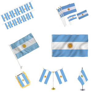 Flagnshow หน้ากากสำหรับแฟน<span class=keywords><strong>ฟุตบอล</strong></span>อาร์เจนตินา - Product Image 3