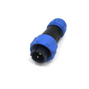 Connecteur étanche SP13 IP68 en cuivre à 2 broches, <span class=keywords><strong>prise</strong></span> mâle et femelle SP13 - Product Image 1