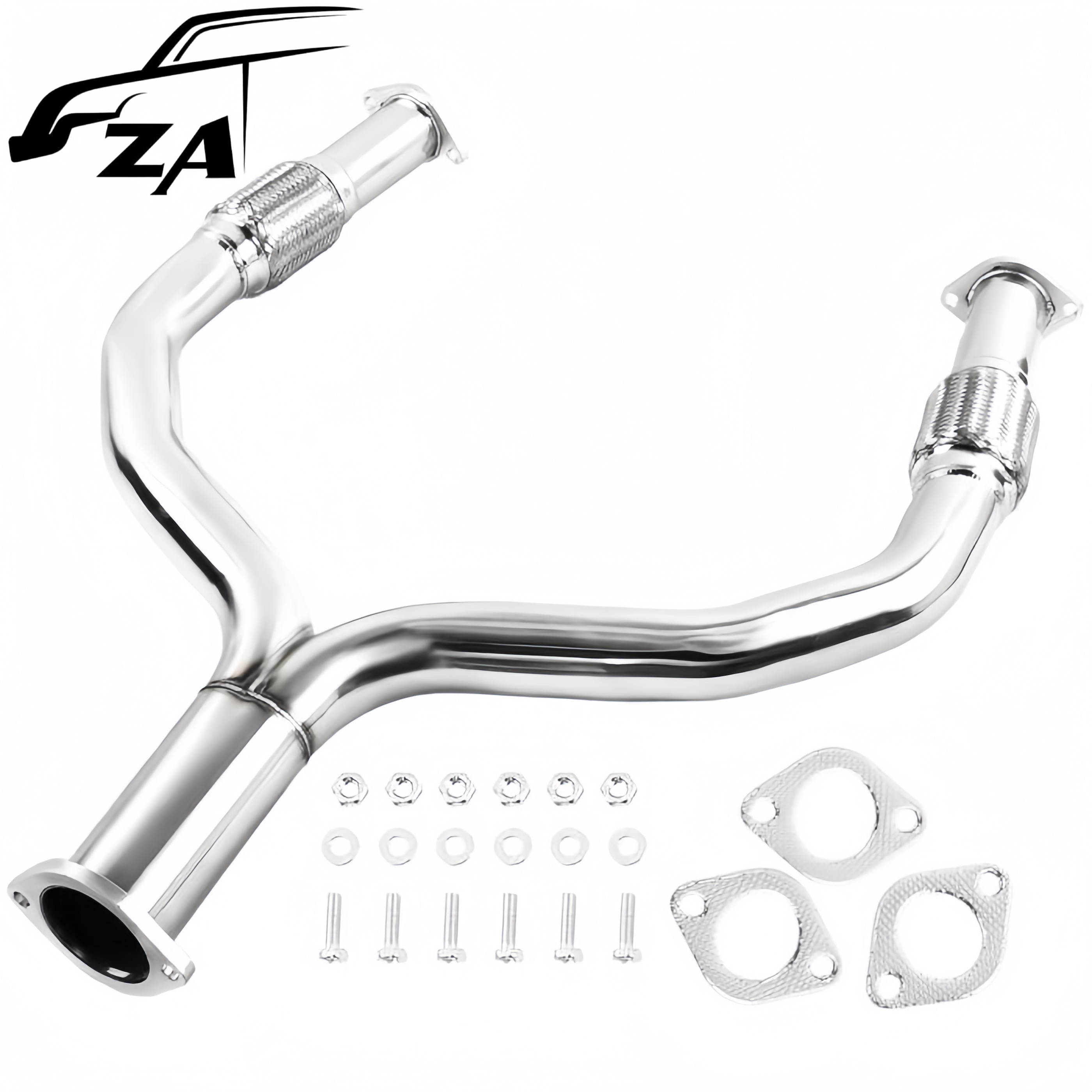 JNNJ Exhaust Bellow, Car Stainless Steel Woven Exhaust Flexible Pipe - View #2