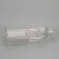 Bouteille vide en plastique de grande capacité pour désinfecter l'eau et les boissons, désinfectant pour les mains, nettoyant à l'huile, en PVC Transparent, vente en gros