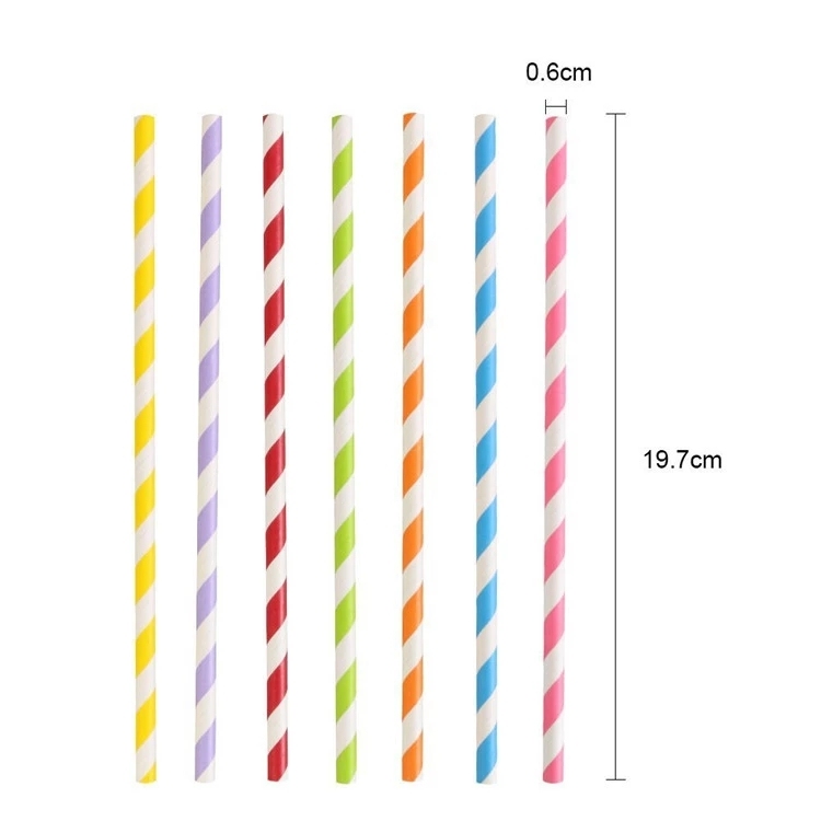Eco Friendly Disposable Biodegradable Paper Straw