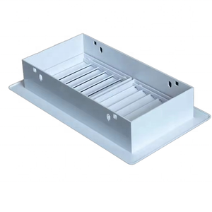 <span class=keywords><strong>Grille</strong></span> <span class=keywords><strong>de</strong></span> diffusion <span class=keywords><strong>de</strong></span> climatisation moderne carrée MDO en plastique ABS pour l'extérieur - Product Image 2