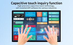 23,8 24 pulgadas comercial montado en la pared pantalla de publicidad LCD cartel Digital con pantalla táctil capacitiva para tienda minorista - Product Image 2