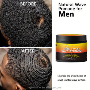 Pommade Coiffante 360 Waves en Gros au Beurre de Karité <span class=keywords><strong>pour</strong></span> <span class=keywords><strong>Cheveux</strong></span> Africains – Crème Définissante et Améliorante <span class=keywords><strong>pour</strong></span> l'Entraînement des Ondulations 113g - Product Image 5