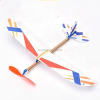 Bricolage Puzzle Mousse EPP Avion Lancer À La Main Élastique Modèle D'avion Rond-point pour Enfants jouet