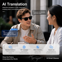 Lunettes Intelligentes SENBONO M10A avec Traduction IA, Caméra HD 20MP 2592x1936px, 30fps, Appel Sans Fil, Enregistrement, OEM/ODM