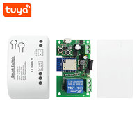 Interrupteur intelligent WiFi Tuya 1CH, relais intelligent, télécommande RF433, AC85-250V 10A 2200W, compatible avec Alexa Google Home PST-TYAC-1CH
