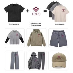 Camiseta de manga corta holgada y extragrande para hombre, 100% algodón, tejido sólido, de alto gramaje, anti-bolitas, estilo vintage, con efecto lavado ácido, venta al por mayor OEM - Product Image 6