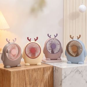 Ventilador de Escritorio Portátil Recargable con Carga USB, Motor de CC de 5W, Tres Velocidades, Refrigeración Manos Libres para Hogar y Oficina, Regalo - Product Image 3