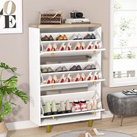 Mueble Zapatero Vertical Estrecho Oculto de Alta Gama para Exhibición de Calzado, Selección Premium de Productos Transfronterizos