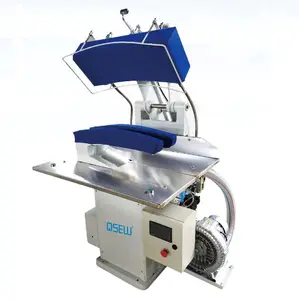 QS-AA bilgisayar çift kollu buhar basın demir ekipmanları elektrikli endüstriyel çamaşır makinesi