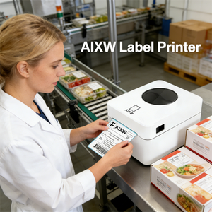เครื่องพิมพ์ฉลาก AIXW Ali Express แบบพิมพ์ความร้อนโดยตรง ขนาด 4 นิ้ว สำหรับพิมพ์ฉลากขนส่ง Allie Express เชื่อมต่อผ่าน USB สำหรับ Android และ <span class=keywords><strong>IOS</strong></span> - Product Image 5