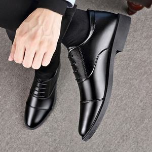 2026 Summer Business Anti-Slip Casual Lace-up Leather Shoes of High-Quality Wedding Formal Men's leather Dress Shoes&Oxfords - Product Image 3